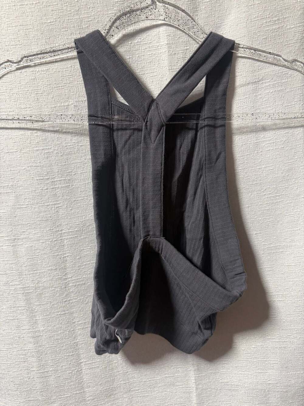 Free People Intimately Ribbed High Neck Cross-Back Tank Top - Picture 2 of 3